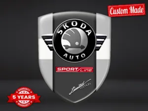 Skoda Logotipos Silicona Auto Estilo Estrella Personalizable